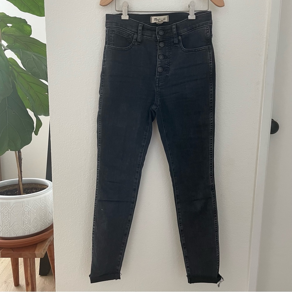 Madewell 10” High-Rise Skinny Jeans Black